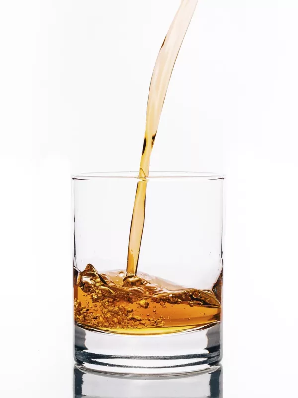 Bourbon in a glass