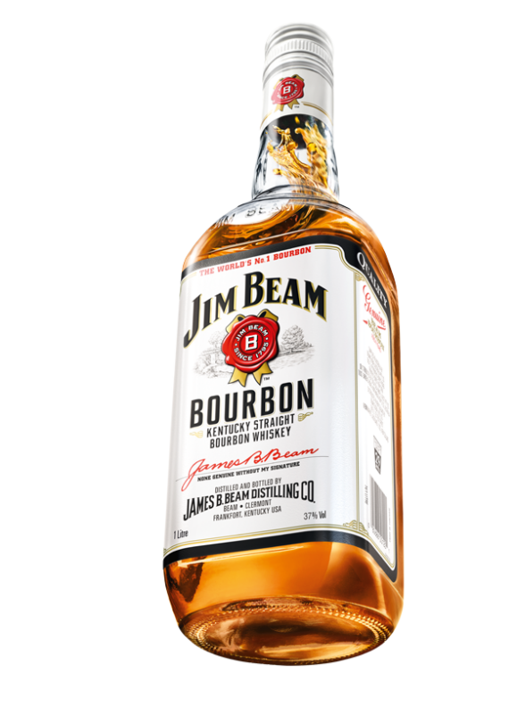 Jim Beam White Label - Kentucky Straight Bourbon Whiskey