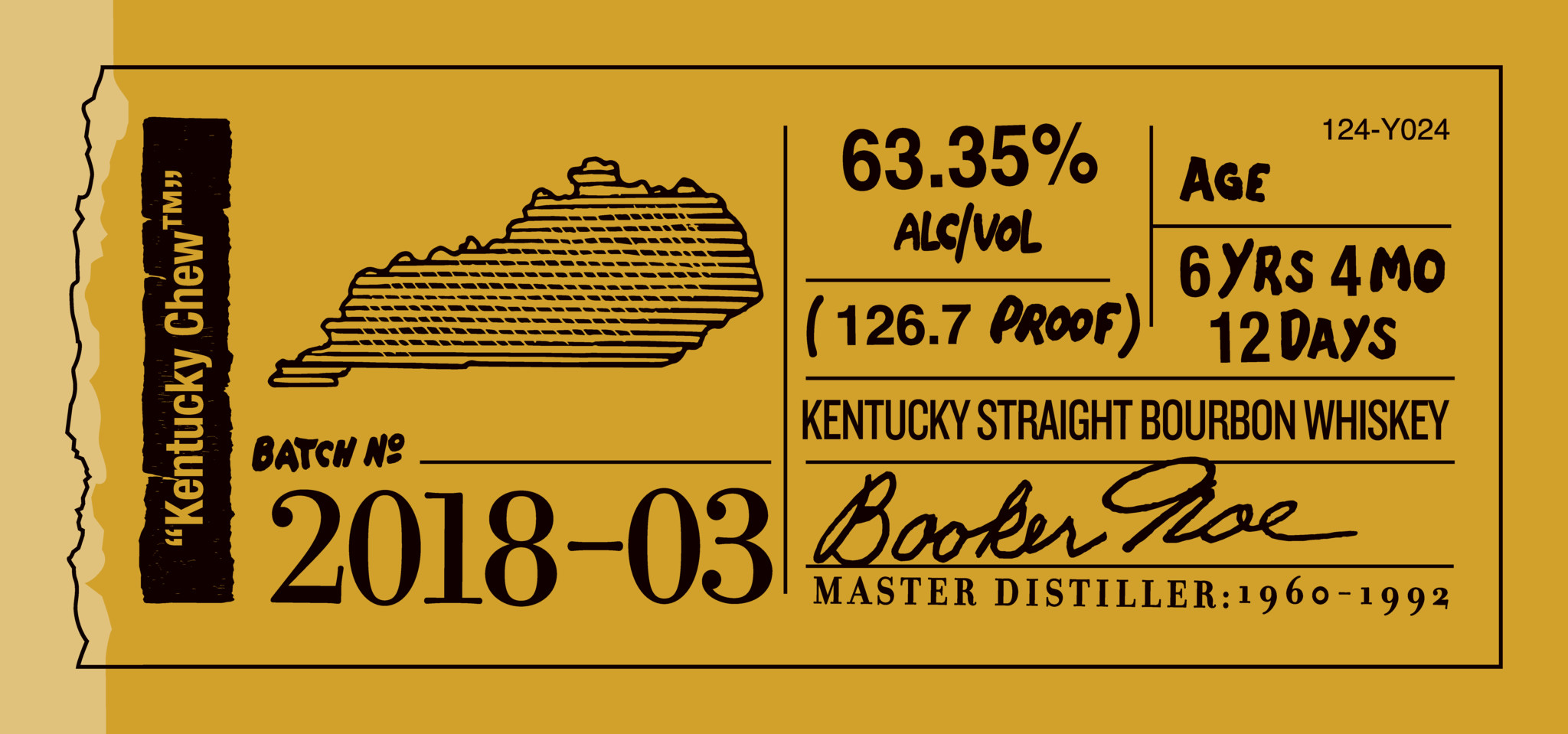 Booker's Bourbon 2018 Kentucky Chew