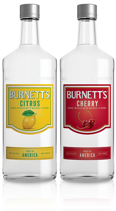 Burnett's Vodka Sizes